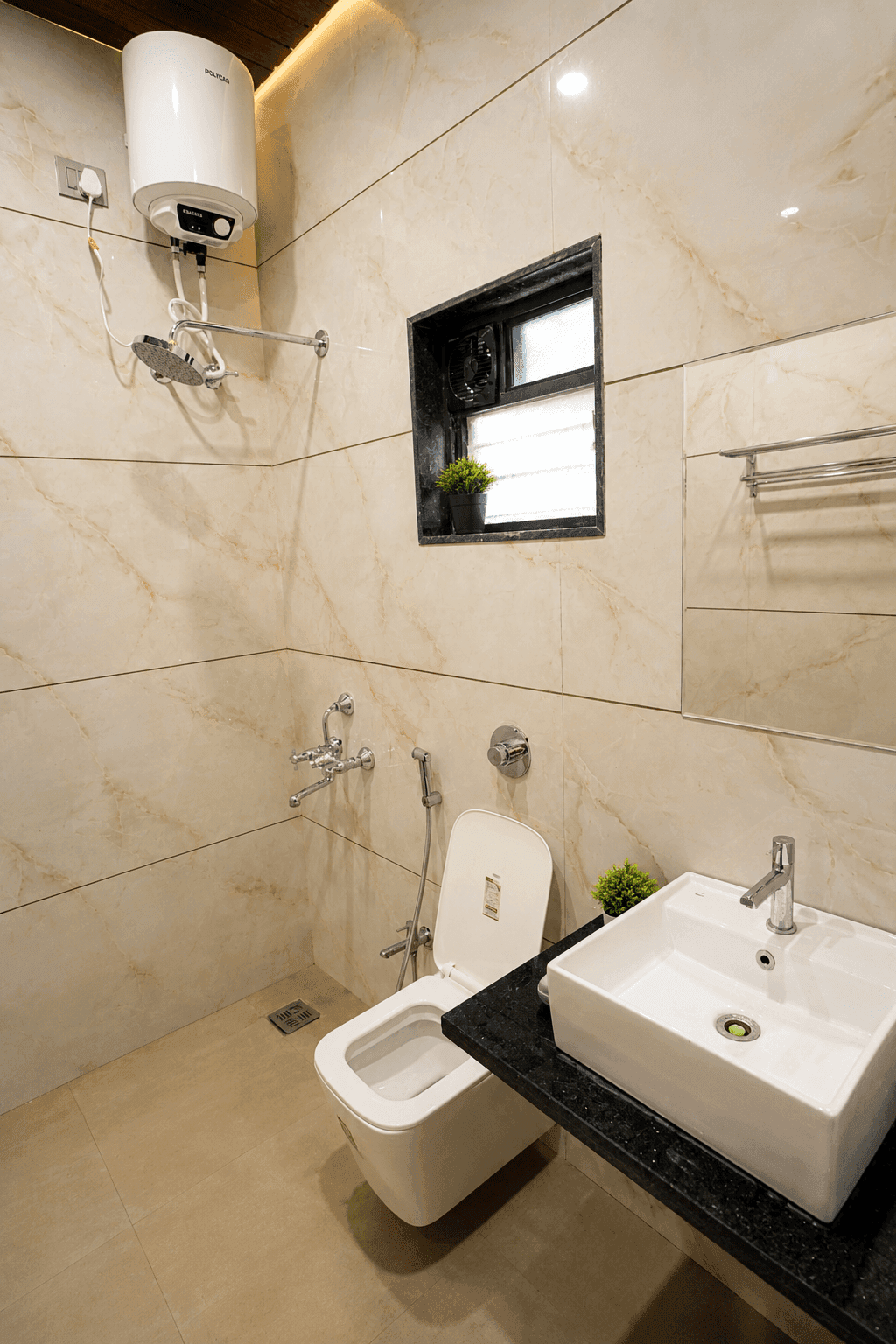 Semi Deluxe Room attached bathroom at Hotel Atithi Resort Ellora