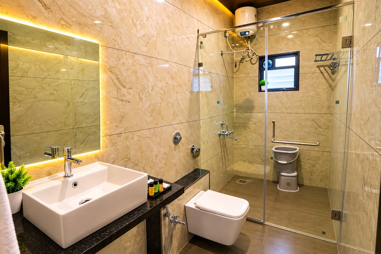 Super Deluxe Room attached bathroom